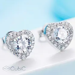گوشواره نقره کوبیک QE-0707