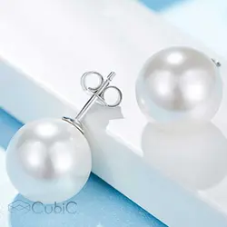 گوشواره نقره کوبیک QE-4507