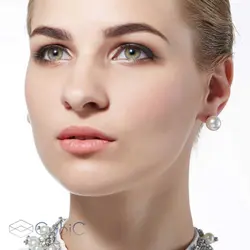 گوشواره نقره کوبیک QE-4507