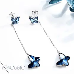 گوشواره نقره کوبیک QP_9209