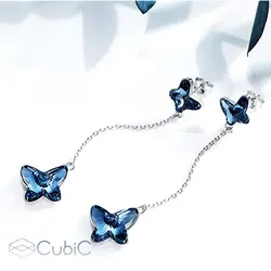 گوشواره نقره کوبیک QP_9209