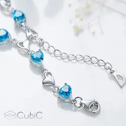 دستبند نقره کوبیک QB-0302
