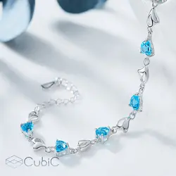 دستبند نقره کوبیک QB-0302
