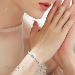 دستبند نقره کوبیک QB-5605