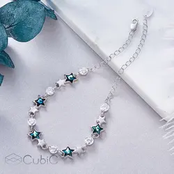 دستبند نقره کوبیکQB-6406