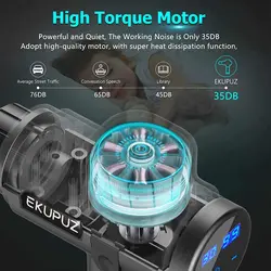 ماساژور تفنگی EKUPUZ 30 Speeds با 6 سر ماساژور ماساژور عضلانی ضربی بافت عمیق