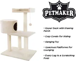 برج مخملی گربه ها PETMAKER