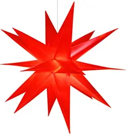 چراغ ستاره سه بعدی کریسمس