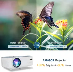 پروژکتور FANGOR 1080p قابل حمل