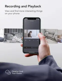 دوربین مانیتور کودک دید در شب و تشخیص صدا noole 1080p