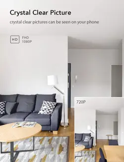 دوربین مانیتور کودک دید در شب و تشخیص صدا noole 1080p