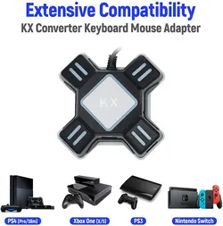 آداپتور مکبازل KX Keyboard & Mouse Converter برای N-Switch/Xbox One/PS4/PS3