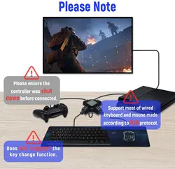 آداپتور مکبازل KX Keyboard & Mouse Converter برای N-Switch/Xbox One/PS4/PS3