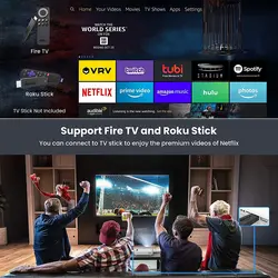پروژکتور VicTsing Mini Wifi ، پروژکتورهای قابل حمل 1080P با صفحه لمسی و بلندگوهای دوگانه ، مناسب برای دستگاه های خانگی و فضای باز iOS/Android
