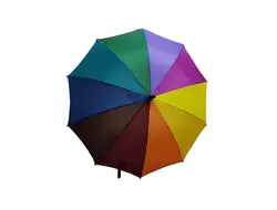 چتر طرح رنگین کمان