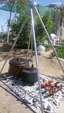 منقل سرخ پوستی تاشو چندمنظوره بزرگ - فروشگاه ویتابن