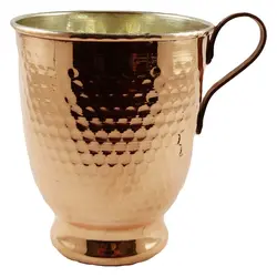 لیوان مسی چکش کاری دسته دار - فروشگاه ویتابن