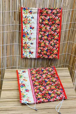 پک دو عددی کیسه سبزی گلدار - فروشگاه ویتابن