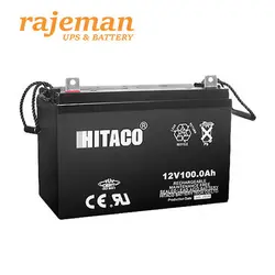 باتری هیتاکو ۱۲ ولت ۱۰۰ آمپر Hitaco | راژمان الکترونیک  02126414529