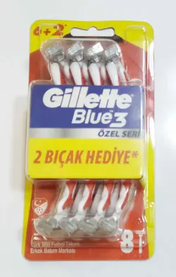 ژیلت بلوتری(Blue 3) - 8 عددی