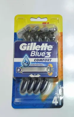 خودتراش ژیلت مدل بلوتری(BLUE3 ) - 4 عددی