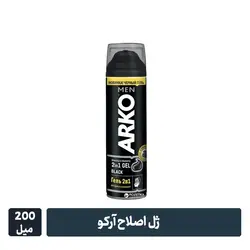 ژل اصلاح صورت مردانه آرکو ۲۰۰ میل مدل BLACK
