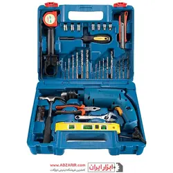 دریل ۱۳ چکشی با کیف و ابزار کامل دانگ چنگ مدل DZJ04-13