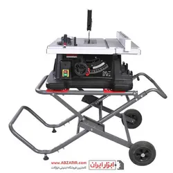 اره میزی 250 میلیمتر به همراه پایه تاشو و تیغ چوب مجیک مدل 72558EF