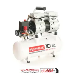 کمپرسور 10 لیتری بی صدا بدون روغن محک مدل HSU550-10L