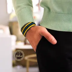 دستبند مكرومه مردانه