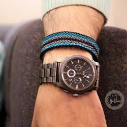 دستبند مكرومه مردانه