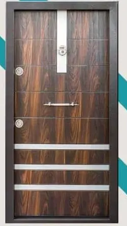 درب ضد سرقت#باقفل ترک ضد دیلم با رویهpvcو لامینوکس