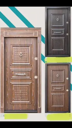 درب ضدسرقت#باقفل ترک ضد دیلم  رویه PVC