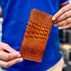 کیف پول کتی مردانه چرم طبیعی مدل acc29