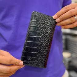 کیف پول کتی مردانه چرم طبیعی مدل acc29