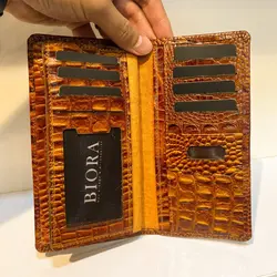 کیف پول کتی مردانه چرم طبیعی مدل acc29