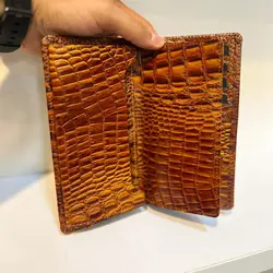 کیف پول کتی مردانه چرم طبیعی مدل acc29