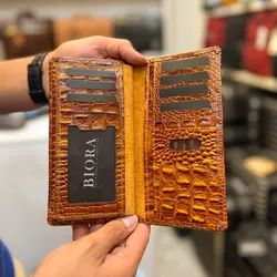 کیف پول کتی مردانه چرم طبیعی مدل acc29