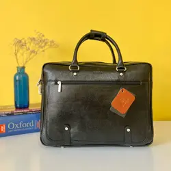 کیف اداری مردانه چرم طبیعی گاوی بیورا مدل eez31
