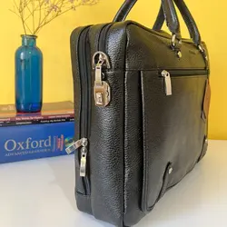 کیف اداری مردانه چرم طبیعی گاوی بیورا مدل eez31