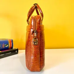 کیف اداری مردانه چرم طبیعی گاوی بیورا مدل eez34