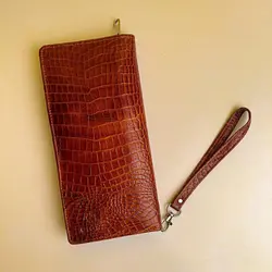 کیف دسته چک چرم طبیعی بیورا مدل acc35