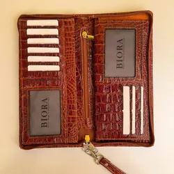 کیف دسته چک چرم طبیعی بیورا مدل acc35