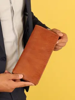 کیف دسته چک مردانه بیورا مدل لیزارد کد KDCH03