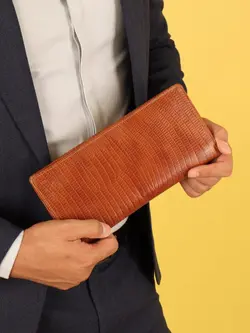 کیف دسته چک مردانه بیورا مدل لیزارد کد KDCH03