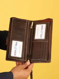 کیف دسته چک مردانه بیورا مدل لیزارد کد KDCH03