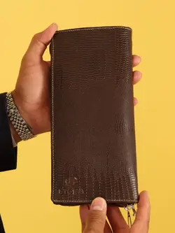 کیف دسته چک مردانه بیورا مدل لیزارد کد KDCH03