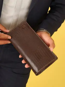 کیف دسته چک مردانه بیورا مدل لیزارد کد KDCH03