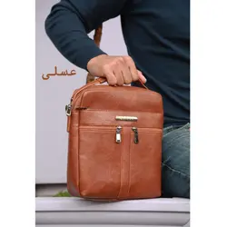 کیف دوشی مردانه چرم صنعتی سایز بزرگ بیورا مدل dbb50