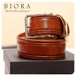 کمربند مردانه چرم طبیعی مدل bts1